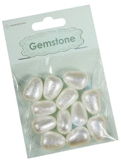 Набор для творчества Бусины 18,5*14мм 12шт пластик - фото 3