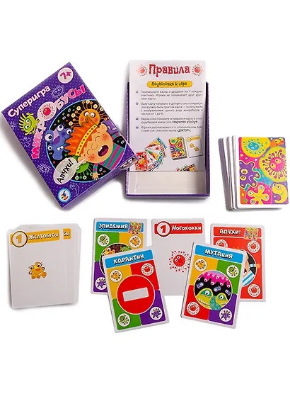 Игра настольная Дрофа - Медиа Карточные игры. Микробусы - фото 3