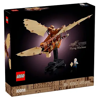 10363 Конструктор LEGO Icons Летающая машина Леонардо Да Винчи, 493 деталей, возраст 18+ - фото 4