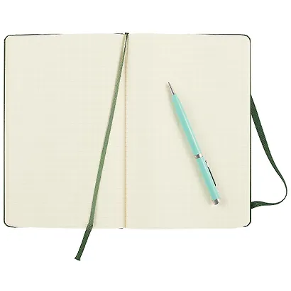 Записная книжка Moleskin Classic Large, зелёная, 120 листов, А5 - фото 3