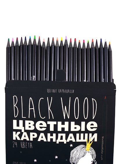 Карандаши цветные «BlackwoodColor», Bruno Visconti, 24 цвета, в ассортименте - фото 3