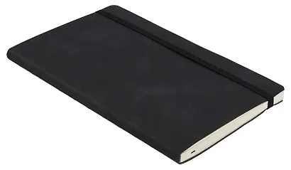 Книга для записей А5 80 листов нелинованная/в линейку, черный, Schiller - фото 8