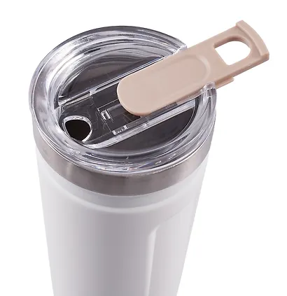 Термостакан Белый (пластик/металл) (710мл) (12-07599-M9) - фото 4