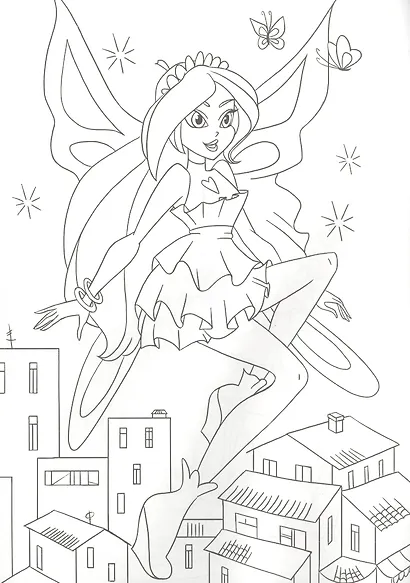 РАСКРАСКА А4 эконом. ЛЮБИМЫЕ ФЕИ - фото 5