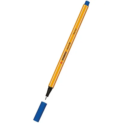 Ручка капиллярная Stabilo, Point, синяя 0,4 мм - фото 2