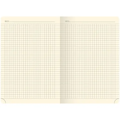 Книга для записей А5 80л "Radiance" кожзам, черный срез, розовый/голубой градиент - фото 8