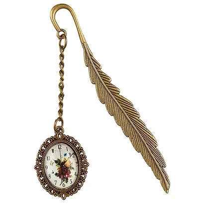 Закладка для книг «Перо» с подвеской, 3 х 12 см - фото 1