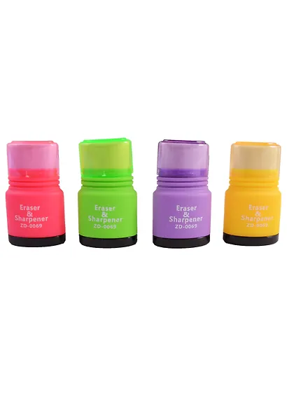 Точилка с ластиком "Цилиндр" - фото 2