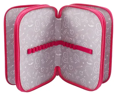 Пенал 3 отделения "Pretty bunny" 19*11 см - фото 4