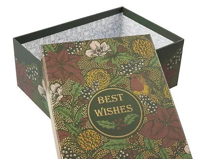 Коробка подарочная "Best wishes" 23*16*9.5, картон - фото 7