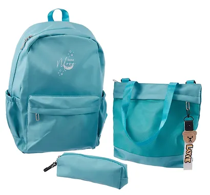 Рюкзак "Moon" 1отд., 43*30*13см, 3 кармана, уплотн. спинка, сумка-шоппер, пенал - фото 2