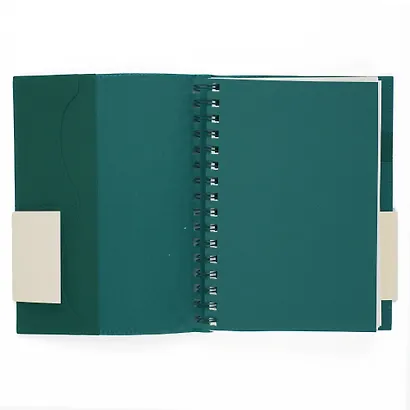 Ежедневник недат. А5 152л "Today. Зеленый" , интегр.переплет, иск.кожа, евроспираль, карман, петля д/ручки, тонир.блок, ляссе, инд.уп - фото 7