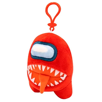 Плюшевая игрушка Among Us 3 серия ПРЕДАТЕЛЬ на брелке, (6,5х7х12), (AU7300E) - фото 1