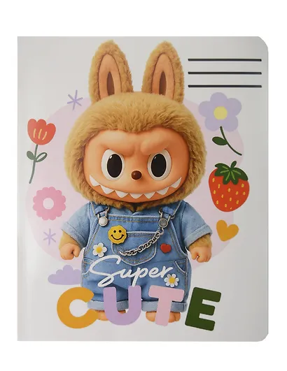 Тетрадь 12 листов в клетку "Кидз Бэй. Монстрики-милашки" скрепка, в ассортименте - фото 7