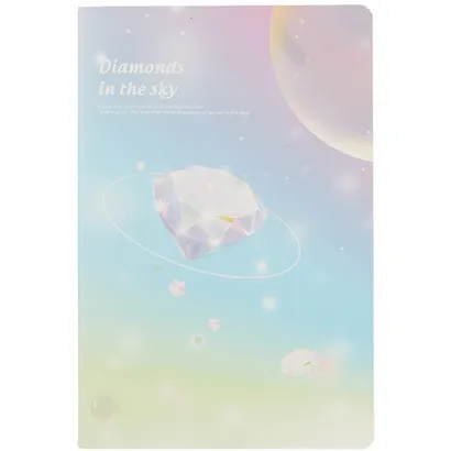 Тетрадь в клетку Languo, Diamonds in the sky, 40 листов, в ассортименте - фото 5