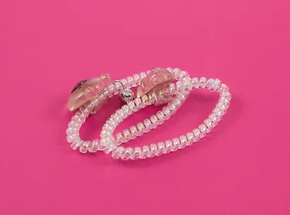 Набор резиночек-пружинок «Капибара с мандарином и мордочка», 2 штуки, пластик, Lafilaf - фото 5