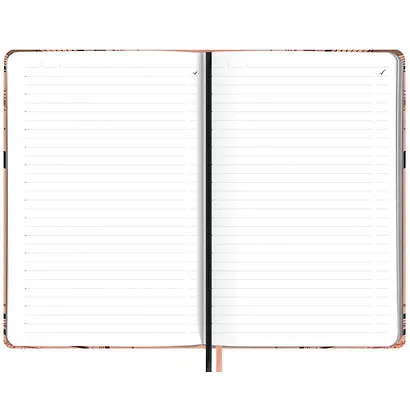 Ежедневник недат. А5 120л "Виннер" персиково-розовый, иск.кожа, мягкий переплет, блинт.тиснение, шелкография, офсет, ляссе - фото 5