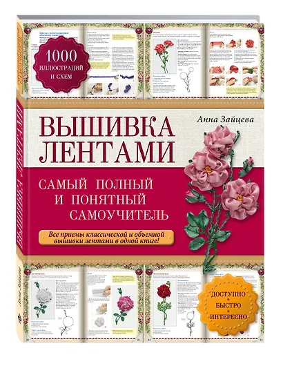 Вышивка лентами: самый полный и понятный самоучитель - фото 3