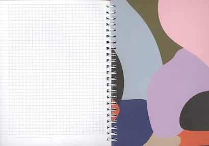 Тетрадь 120л кл. "Block", белый, карт.обл., спираль, микротекстурирование, ламинация - фото 3