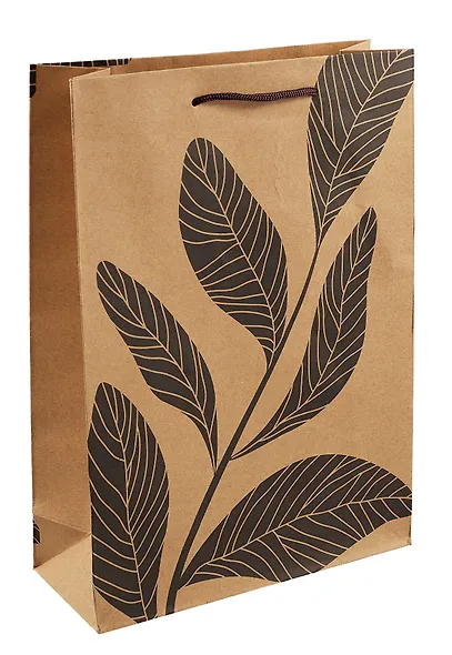 Пакет А4 32*23*9 "Ветка"крафт, женск. - фото 1