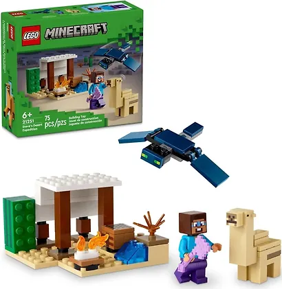 LEGO Minecraft: Экспедиция Стива в пустыню, 75 деталей (21251) - фото 2