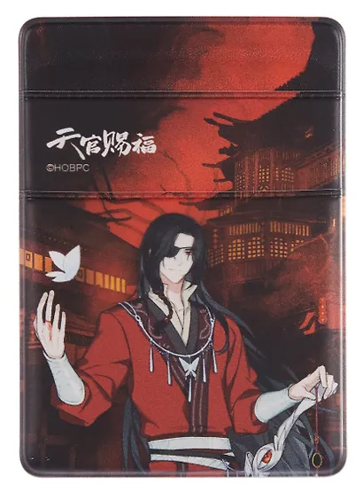 Набор Небожители 4: обложка для паспорта, картхолдер на телефон (Обложка для паспорта Благословение небожителей Хуа Чэн (ПВХ бокс) + Чехол для карточек на телефон Благословение небожителей Хуа Чэн) - фото 6