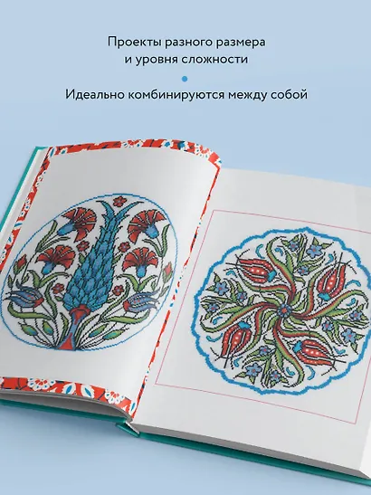 Вышивка крестиком, вдохновленная керамикой. Расписные изразцы - фото 6