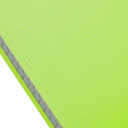 Блокнот А7 80л кл. "LINE NEON" зеленый, пласт.обл, спираль - фото 3