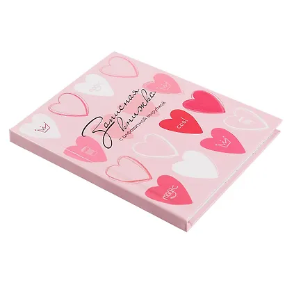 Алфавитная книга А6 80л "Розовые грезы" офсет, 7БЦ, глянц.ламин., тв.переплет - фото 2