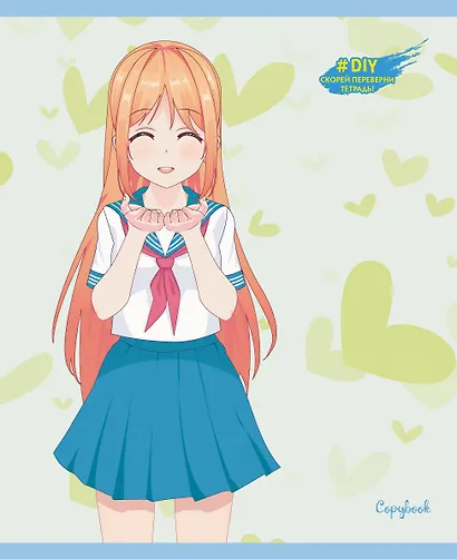 Тетради в клетку Listoff, "DIY Collection. Милашки", 48 листов, 10 штук, в ассортименте - фото 1