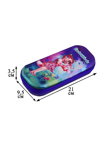 Пенал 1отд. "Enchantimals" 21*9,5*3,5, жесткий, 3D-панель, молния - фото 3