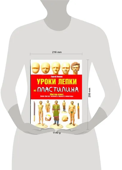 Уроки лепки из пластилина / Мастер-класс Лепим фигуру человека в формате миниатюры - фото 2