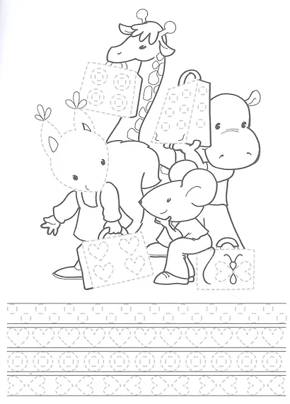 Веселые путешественники. Прописи. Учимся писать и рисовать - фото 4