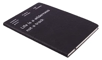 Книга для записей "Life is a wilderness" А5, 80 листов в клетку, в ассортименте, Schiller - фото 4