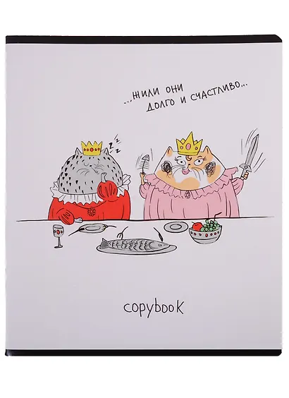 Тетрадь в клетку Феникс+, "Забавные коты", 48 листов, в ассортименте - фото 4