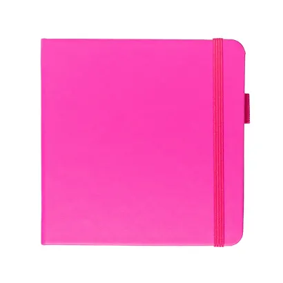 Скетчбук 12*12 80л "Sketchmarker" фуксия яркая, 140г/м2, слоновая кость, тв.обл. - фото 2