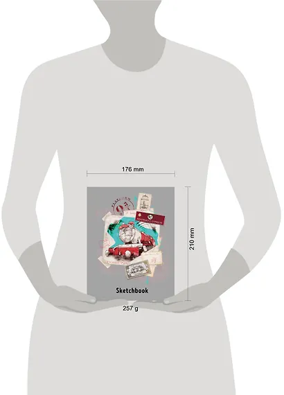 Скетчбук. Гарри Поттер. Платформа 9 и 3/4 (162х210 мм, на навивке, 40 л., плотность бумаги 160 гр.) - фото 3