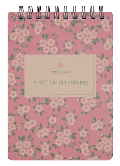 Блокнот А6 100 листов клетка "Le petit", картонная обложка, спираль - фото 1