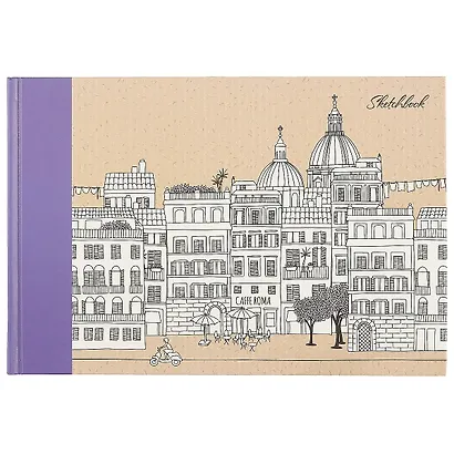 Скетчбук «Городские улочки», 80 листов, А5+ - фото 1