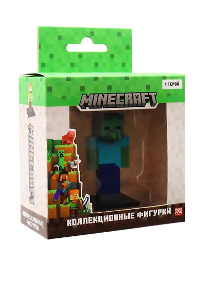 Коллекционная фигурка Minecraft Зомби (MC2012K) - фото 3