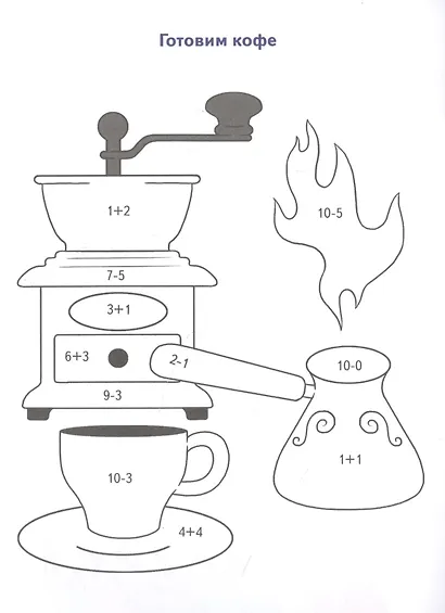 Раскраска Посуда - фото 4