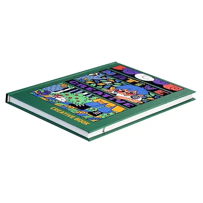 Книга для записей А5 96л "КОНТЕНТ" 7БЦ, мат.ламинация, выб.лак, дизайнерский блок - фото 2