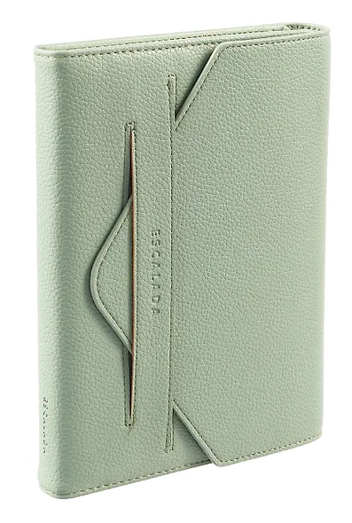 Ежедневник недат. А5 160л "Наппа экстра" оливковый, кожзам, тв.переплет, обл.поролон, блинтовое тиснение, клапан в петле, офсет, ляссе - фото 3