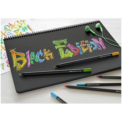 Карандаши цветные «Black Edition», Faber-Castell, 12 цветов - фото 6