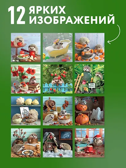 Ёжекалендарь. Прянички в глазури. Календарь настенный на 2027 год (300х300) - фото 4