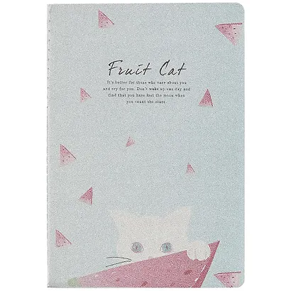 Тетрадь в линейку Fruit cat, B5, 38 листов, в ассортименте - фото 5