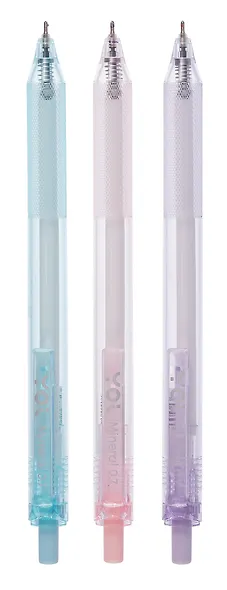 Ручка шариковая автоматическая синяя "Mineral" 0,7 мм, масляные чернила, в ассортименте, Yoi - фото 5