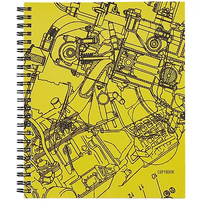 Тетрадь в клетку Listoff, "Чертежи", 96 листов, в ассортименте - фото 4