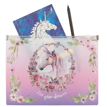 Папка на молнии А5 «Unicorn. Live your dreams» - фото 2