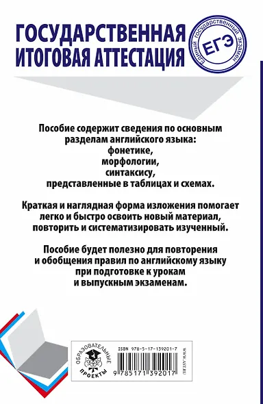 ЕГЭ. Английский язык. Весь школьный курс в таблицах и схемах для подготовки к единому государственному экзамену - фото 2